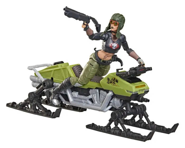 G.I. Joe Classified Series #194 Zanya & Dreadnok Chameleon avec Swamp Skier 15 cm (Hasbro)