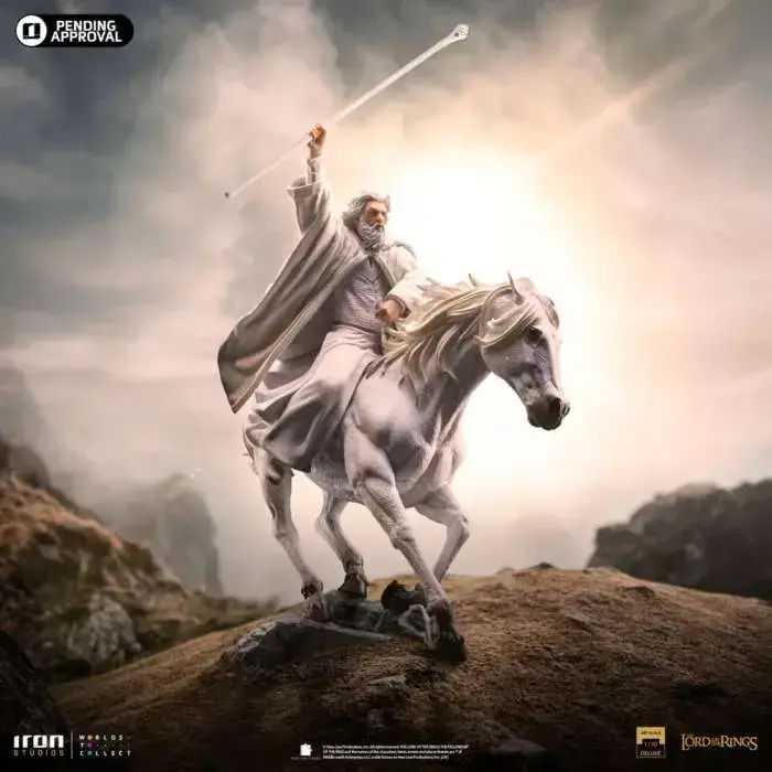 Gandalf the White on Shadowfax