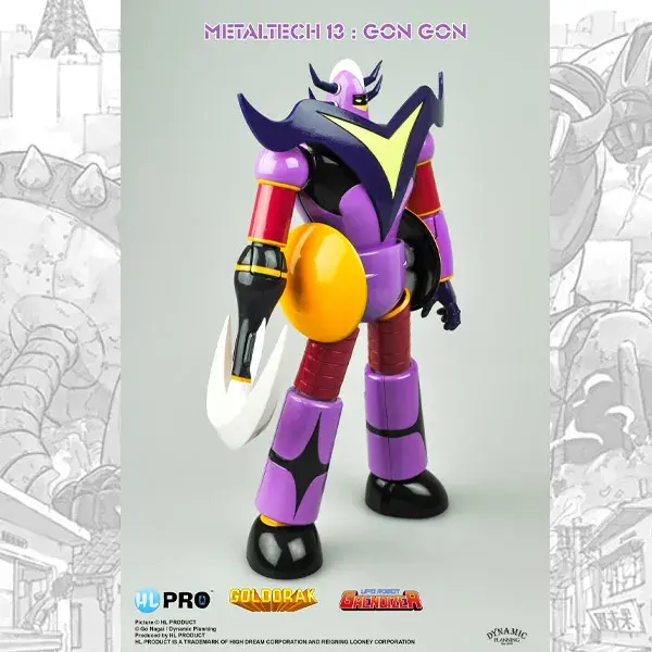 Gongon Metaltech 13 Anime Color 17 cm