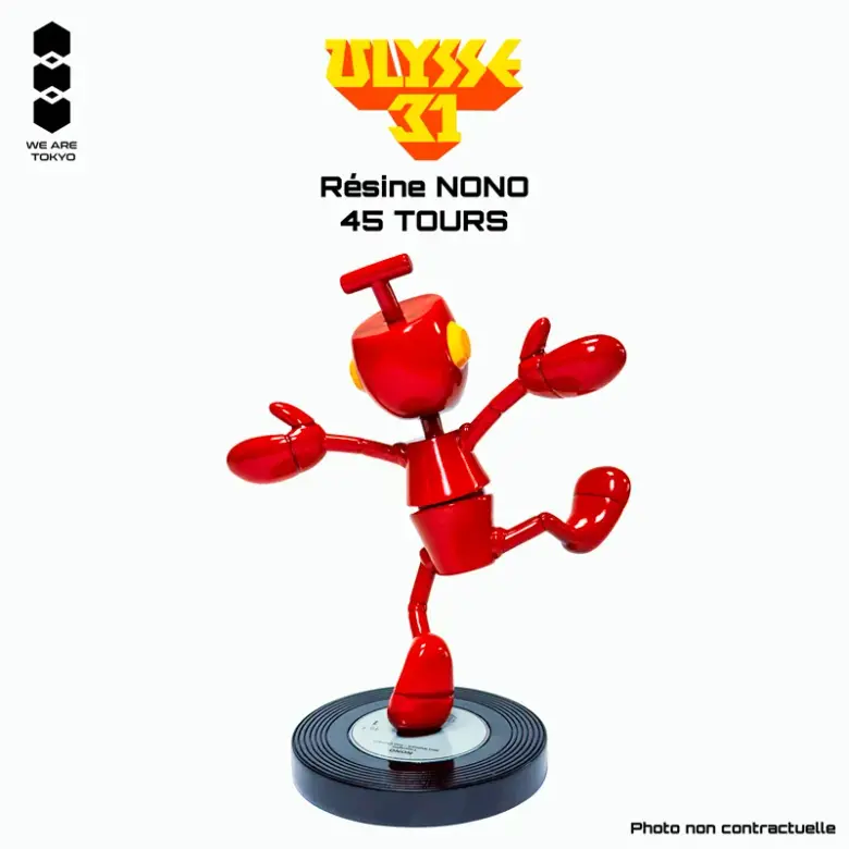 Ulysse 31 Nono 45 tours résine 15 cm