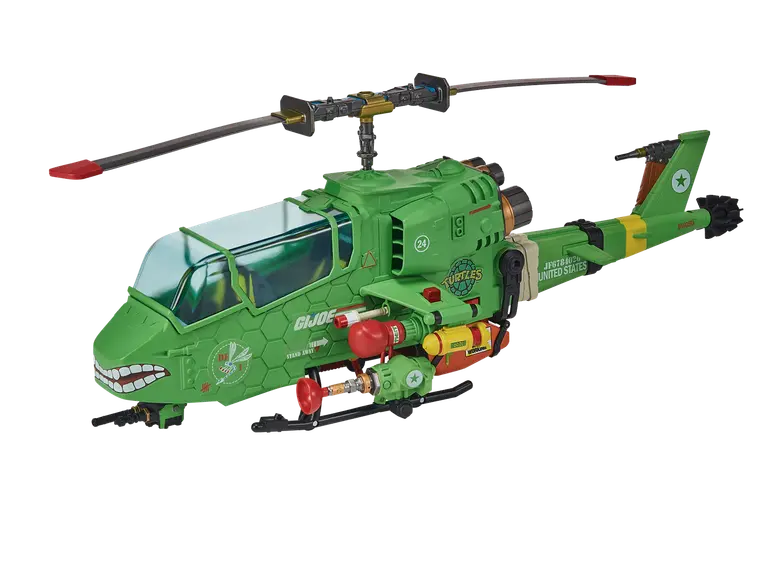 Tortues Ninja x G.I. Joe Crossover Classics Turtle-Fly Copter (Playmates)