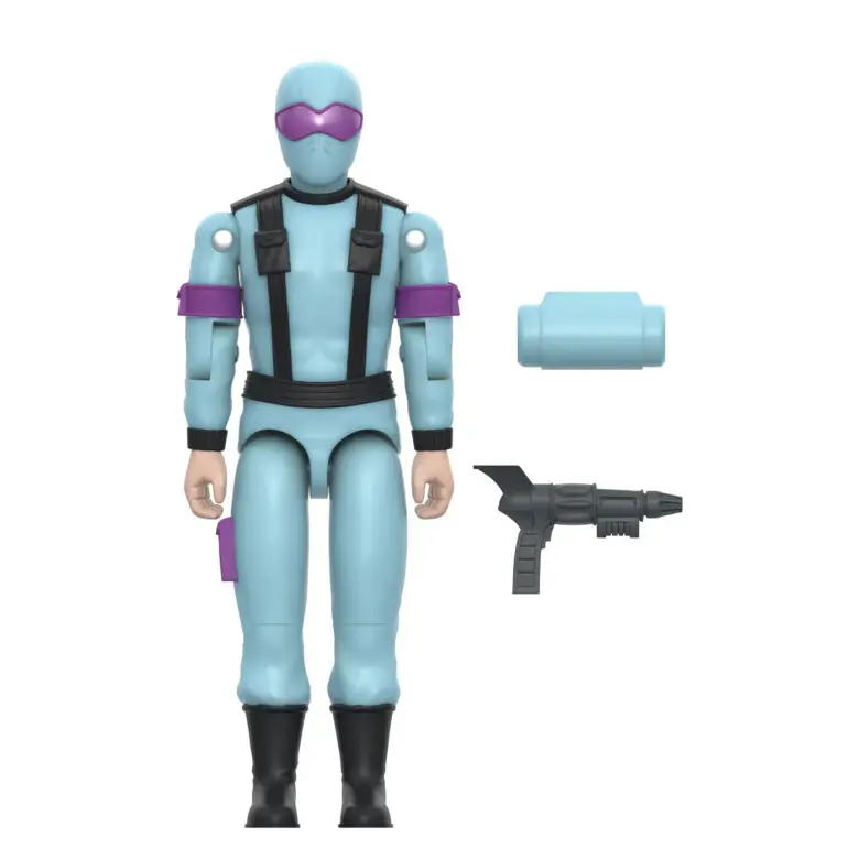 G.I. Joe ReAction+ Wave 6 Snake Eyes (Red Glow, Crystal Poison) 10 cm (Super7)
