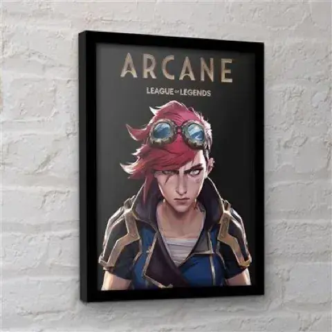 Arcane League of Legends collector print encadré Vi (Pyramid International)