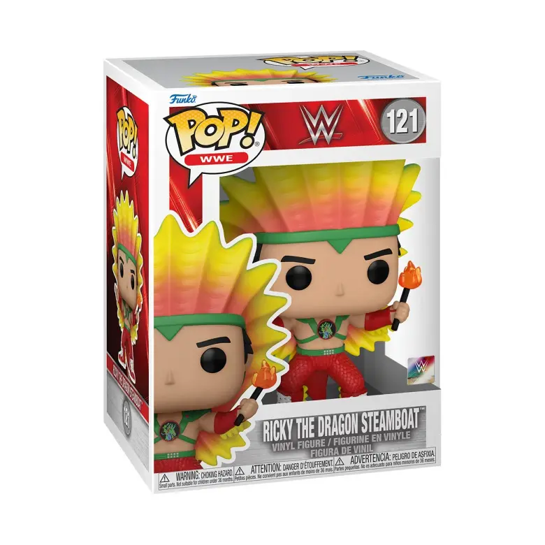 Funko Pop! WWE n°121 Ricky « The Dragon » Steamboat 9 cm