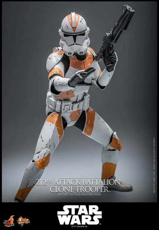 Star Wars: The Clone Wars figurine 1/6 212th Attack Battalion Clone Trooper Deluxe Version 30 cm
