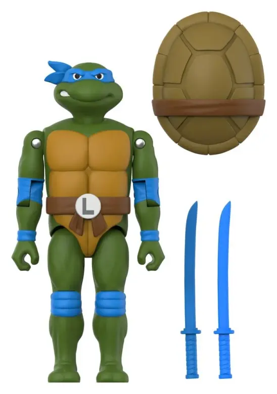 Teenage Mutant Ninja Turtles ReAction+ figurine Wave 02 Leonardo