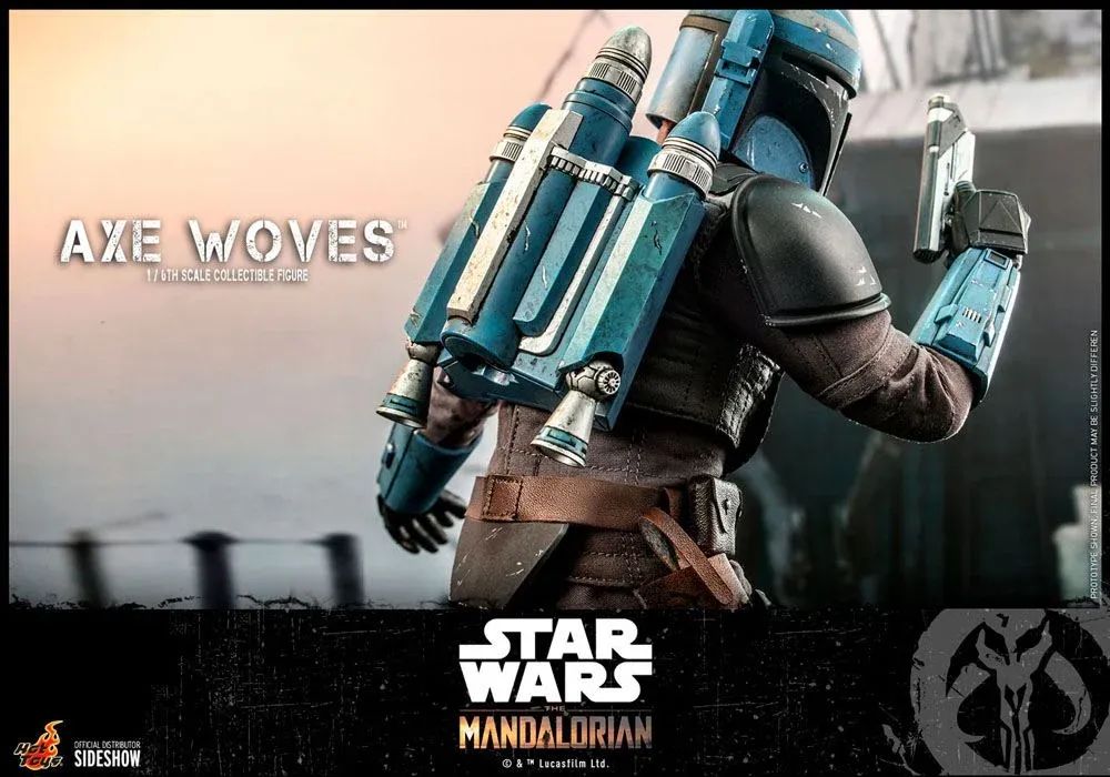 The Mandalorian axe woves, vue 3