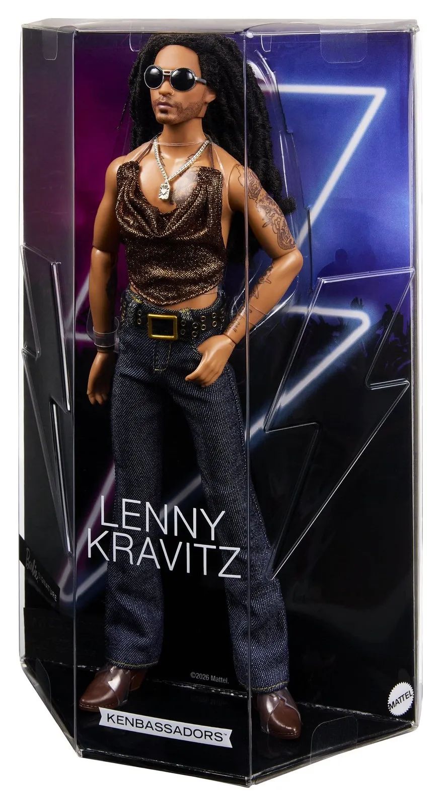 Barbie Signature poupée Kenbassadors Lenny Kravitz (Mattel), vue 4
