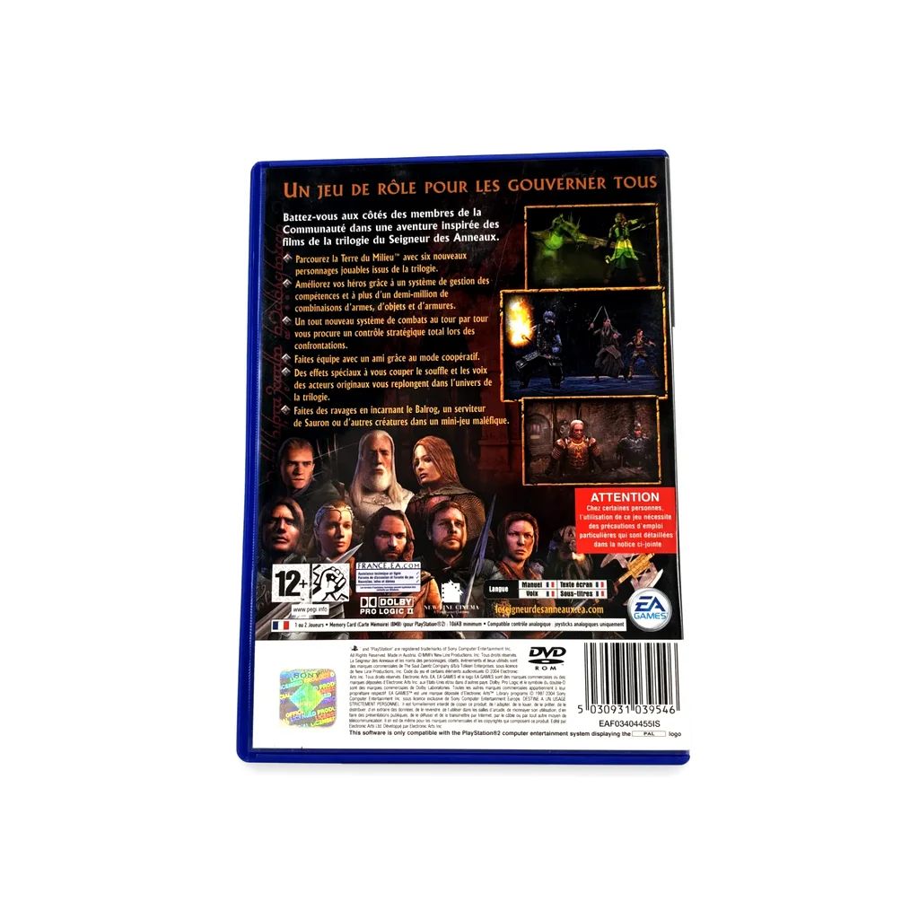 Le seigneur des anneaux - Le tiers age — Playstation 2, vue 3