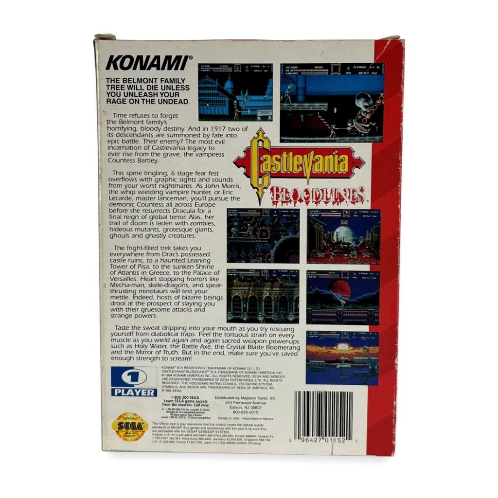 Castlevania – Bloodlines — Megadrive, vue 3